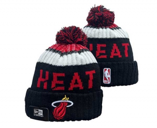 NBA Miami Heat New Era Black Beanies Knit Hat 3003
