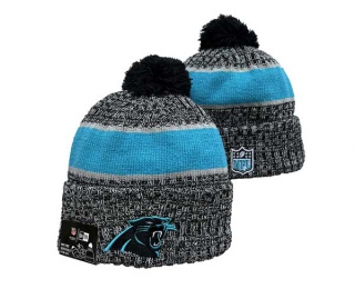 NFL Carolina Panthers New Era Black 2023 Sideline Cuffed Beanies Knit Hat 3049