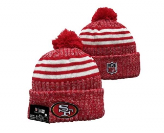 NFL San Francisco 49ers New Era Red 2023 Sideline Cuffed Beanies Knit Hat 3041
