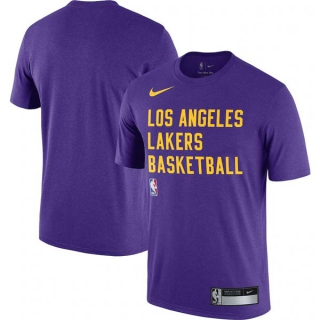 Men's NBA Los Angeles Lakers Nike Purple 2023-24 Sideline Legend Performance Practice T-Shirt