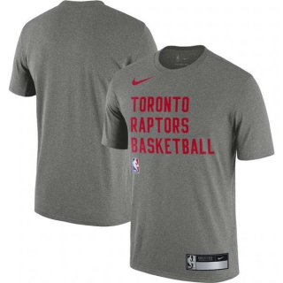 Men's NBA Toronto Raptors Nike Heather Gray 2023-24 Sideline Legend Performance Practice T-Shirt