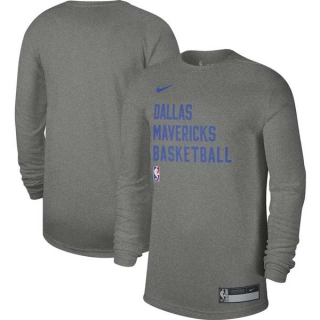 Unisex NBA Dallas Mavericks Nike Heather Gray 2023-24 Legend On-Court Practice Long Sleeve T-Shirt