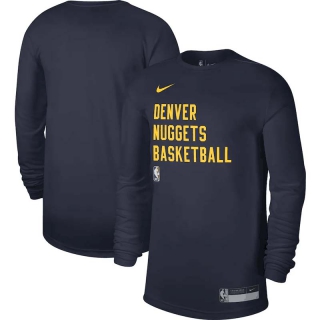 Unisex NBA Denver Nuggets Nike Navy 2023-24 Legend On-Court Practice Long Sleeve T-Shirt