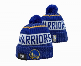 NBA Golden State Warriors New Era Royal Beanies Knit Hat 3067