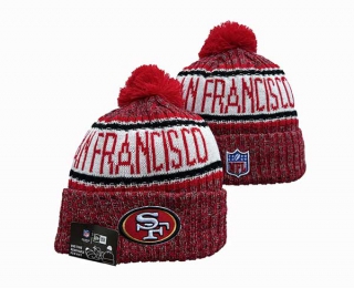 NFL San Francisco 49ers New Era Red Black Cuffed Beanies Knit Hat 3043