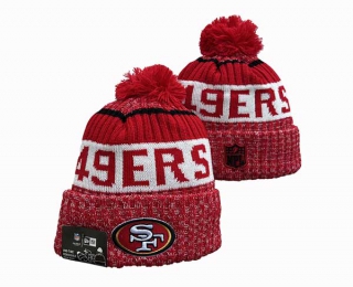 NFL San Francisco 49ers New Era Red Cuffed Beanies Knit Hat 3046
