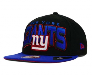NFL New York Giants New Era Black Royal 9FIFTY Snapback Hat 2001