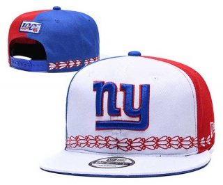 NFL New York Giants New Era White Royal Red 9FIFTY Snapback Hat 2002