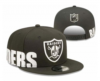 NFL Las Vegas Raiders New Era Black Arch 9FIFTY Snapback Hat 3061