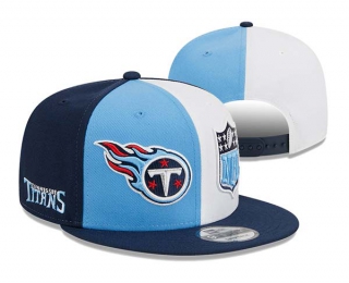 NFL Tennessee Titans New Era Light Blue Navy 2023 Sideline 9FIFTY Snapback Hat 3017