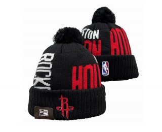 NBA Houston Rockets New Era Black Beanies Knit Hat 3004