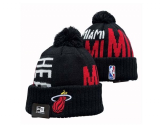NBA Miami Heat New Era Black Beanies Knit Hat 3004