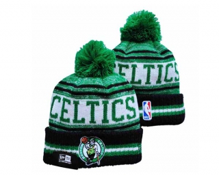 NBA Boston Celtics New Era Black Green Beanies Knit Hat 3025