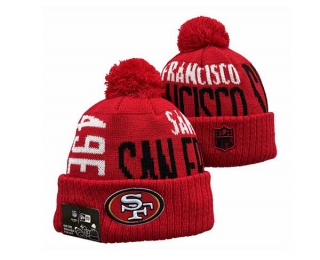 NFL San Francisco 49ers New Era Red Beanies Knit Hat 3048