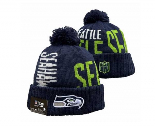 NFL Seattle Seahawks New Era Navy Beanies Knit Hat 3056