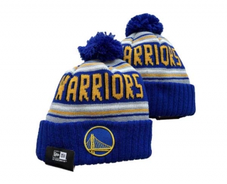 NBA Golden State Warriors New Era Royal 2023 Cold Weather Beanies Knit Hat 3072