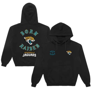 Unisex NFL Jacksonville Jaguars Born x Raised Black Pullover Hoodie
