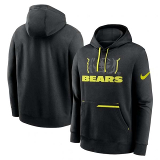 Men's NFL Chicago Bears Nike Black Volt Pullover Hoodie