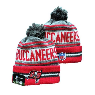 NFL Tampa Bay Buccaneers New Era Red 2023 Cold Weather Pom Beanies Knit Hat 3056