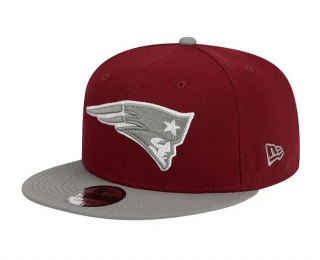 NFL New England Patriots New Era Burgundy Graphite 2Tone Color Pack 9FIFTY Snapback Hat 2038