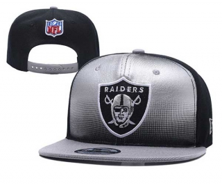 NFL Las Vegas Raiders New Era Gray Black 9FIFTY Snapback Hat 2086