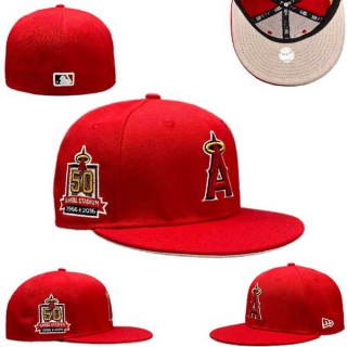 MLB Los Angeles Angels New Era Red 50th Anniversary 59FIFTY Fitted Hat 0502