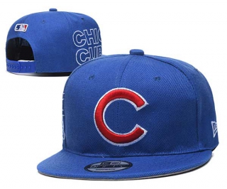 MLB Chicago Cubs New Era Blue 9FIFTY Snapback Hat 3019