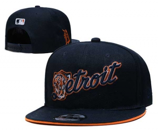 MLB Detroit Tigers New Era Navy 9FIFTY Snapback Hat 3016