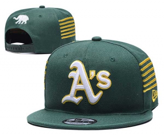 MLB Oakland Athletics New Era Green 9FIFTY Snapback Hat 3009