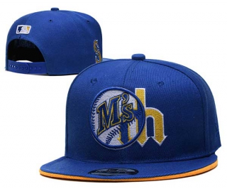MLB Seattle Mariners New Era Blue 9FIFTY Snapback Hat 3010