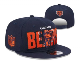 NFL Chicago Bears New Era Navy 2023 NFL Draft On Stage 9FIFTY Snapback Hat 3042