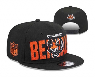 NFL Cincinnati Bengals New Era Black 2023 NFL Draft On Stage 9FIFTY Snapback Hat 3020