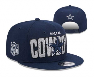 NFL Dallas Cowboys New Era Navy 2023 NFL Draft On Stage 9FIFTY Snapback Hat 3083