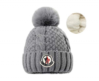 Wholesale Moncler Gray Knit Beanie Hat 9028