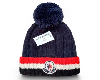 Wholesale Moncler Navy Knit Beanie Hat 9037