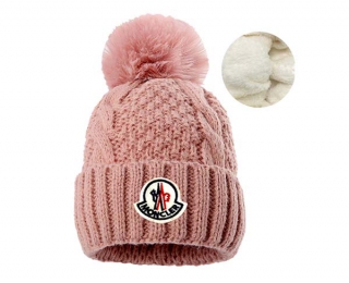 Wholesale Moncler Pink Knit Beanie Hat 9042