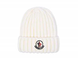 Wholesale Moncler White Knit Beanie Hat 9050