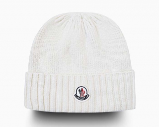 Wholesale Moncler White Knit Beanie Hat 9049