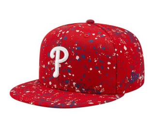 MLB Philadelphia Phillies New Era Red 9FIFTY Snapback Hat 2016