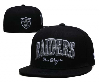 NFL Las Vegas Raiders New Era Black 9FIFTY Snapback Hat 6066