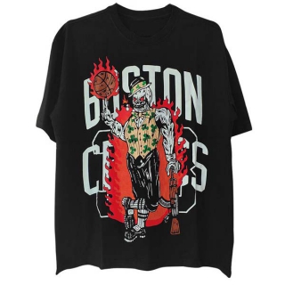 Men's Warren Lotas x NBA Boston Celtics Black Short sleeves Tee Shirt (5)
