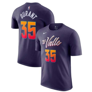 Men's Phoenix Suns Kevin Durant Nike Purple 2023-24 City Edition T-Shirt