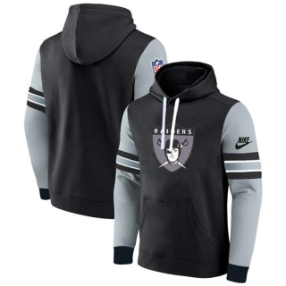 Men's NFL Las Vegas Raiders Nike Black Gray Pullover Hoodie