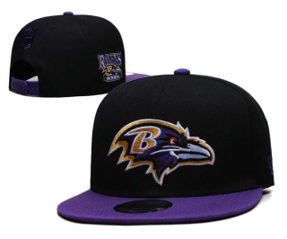 NFL Baltimore Ravens New Era Black Purple AFC North 9FIFTY Snapback Hat 6027