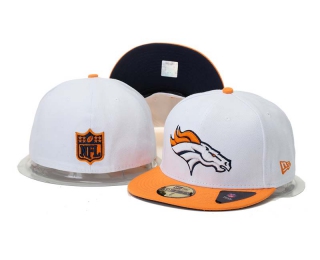 NFL Denver Broncos New Era White Orange 59FIFTY Fitted Hat 1011