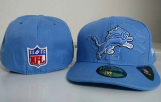 NFL Detroit Lions New Era Blue 59FIFTY Fitted Hat 1001