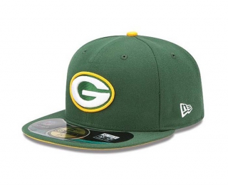 NFL Green Bay Packers New Era Green 59FIFTY Fitted Hat 1002