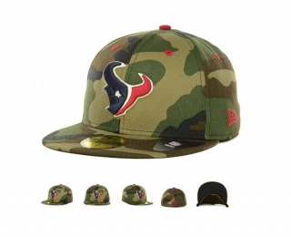 NFL Houston Texans New Era Camo 59FIFTY Fitted Hat 1001