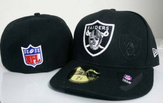 NFL Las Vegas Raiders New Era Black 59FIFTY Fitted Hat 1001