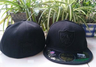 NFL Las Vegas Raiders New Era Black 59FIFTY Fitted Hat 1002
